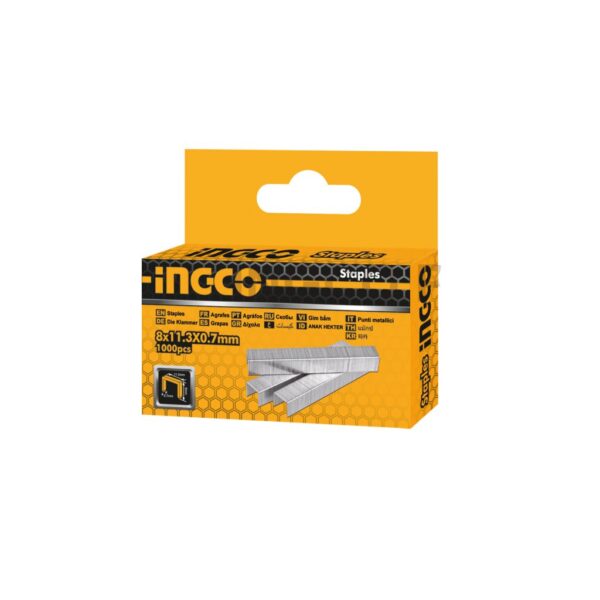 BOITE AGRAFE 1000PCS INGCO 10MM 0.7MM HSG1403