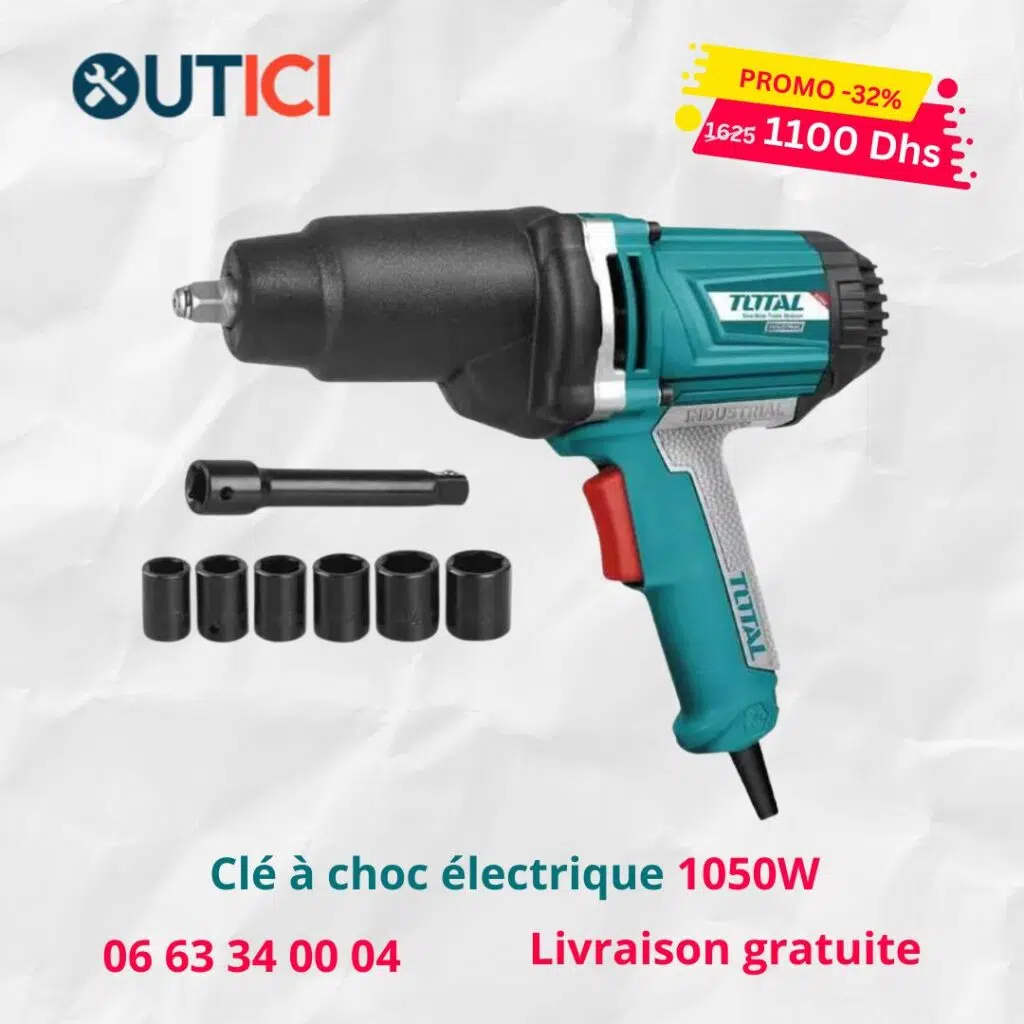 clé à choc électrique 1050w total