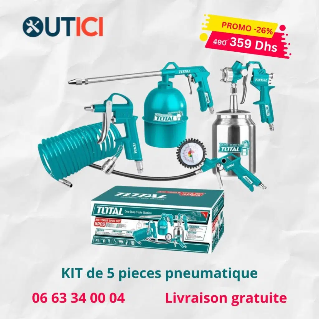 kit de 5 pieces pneumatique total