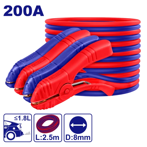 CABLES DE DEMARRAGE 200A EMTOP EBCE0201