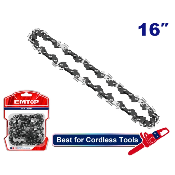 CHAINE TRONÇONNEUSE 16CM EMTOP ECCL5163