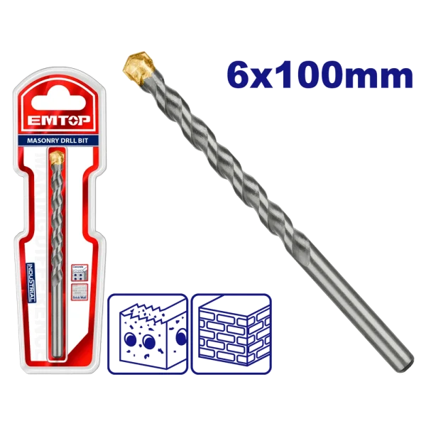 MECHE A BETON 6*100 TCT EMTOP ECDB020610