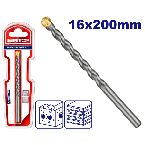 MECHE A BETON 16*200 TCT EMTOP ECDB021620