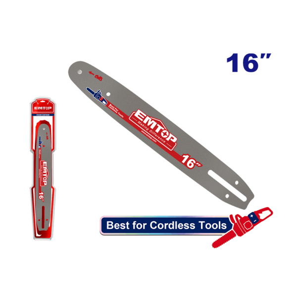 GUIDE CHAINE TRONÇONNEUSE 16CM EMTOP ECSB6163