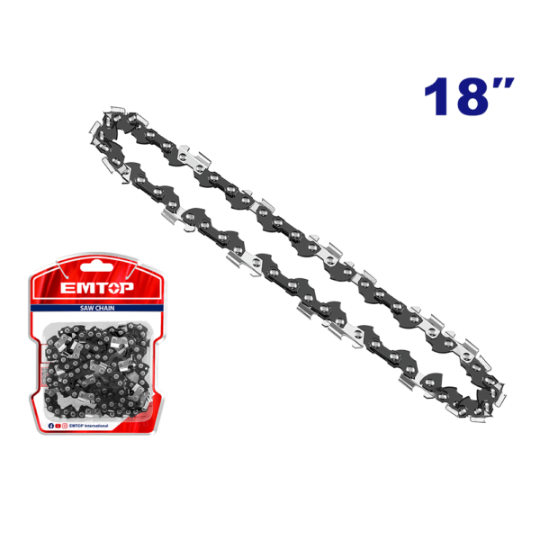 CHAINE TRONÇONNEUSE 45CM EMTOP ECSL5181