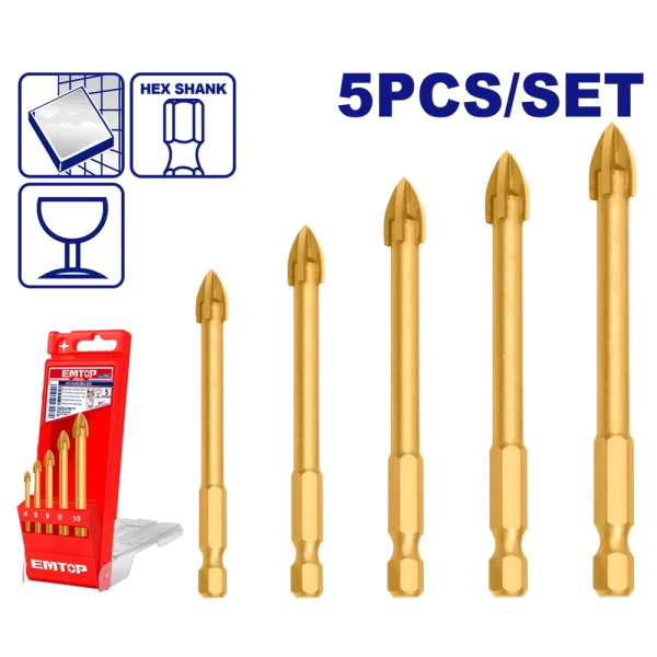 JEU 5 FORETS POUR VERRE EMTOP EGDB10051