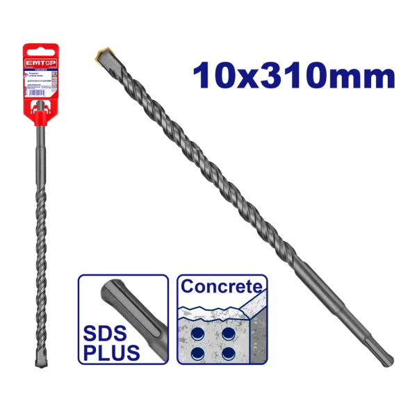 MECHE SDS PLUS Ø 10X310MM  EMTOP EHDR11005