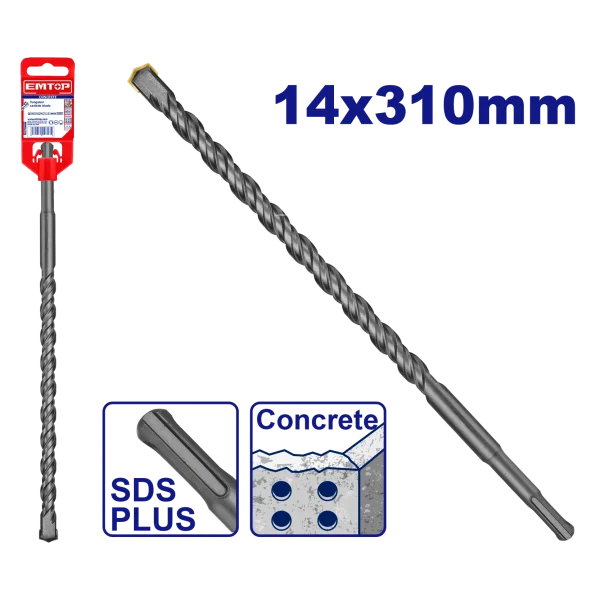 MECHE SDS PLUS Ø 14X310MM  EMTOP EHDR11405