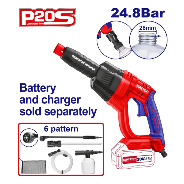 NETTOYEUR HAUTE PRESSION 20 V ELPW2025012