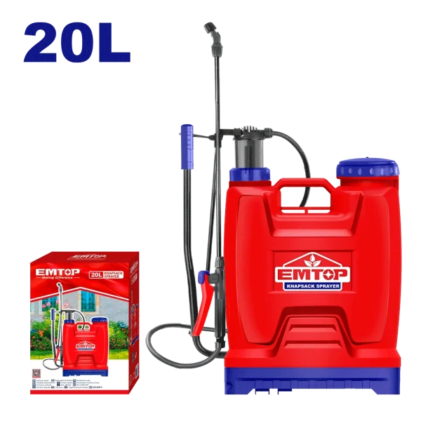 PULVERISATEUR A DOS 20L EMTOP ESPP42002