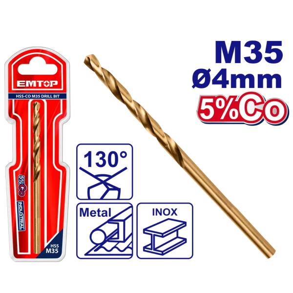 MECHES ACIE M35 HSS Ø 4MM EMTOP ETDB130401