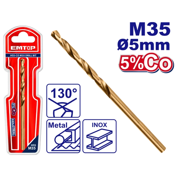 MECHES ACIE M35 HSS Ø 5MM EMTOP ETDB130501