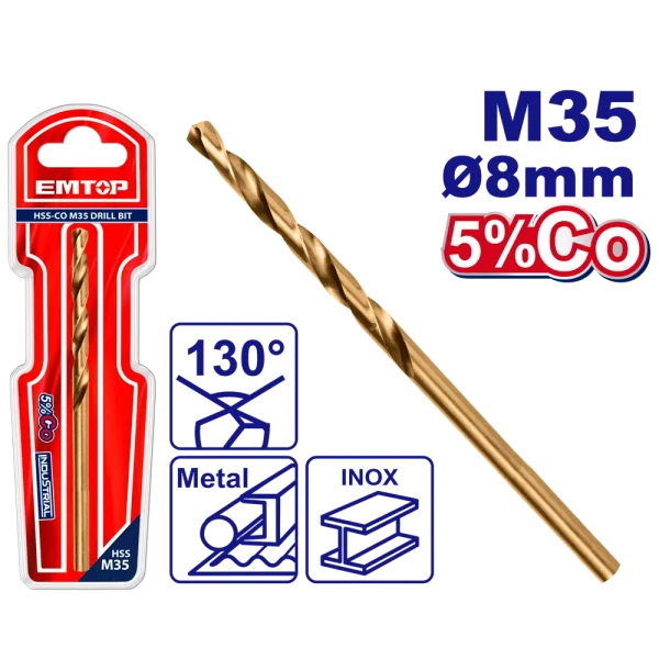 MECHES ACIE M35 HSS Ø 8MM EMTOP ETDB130801