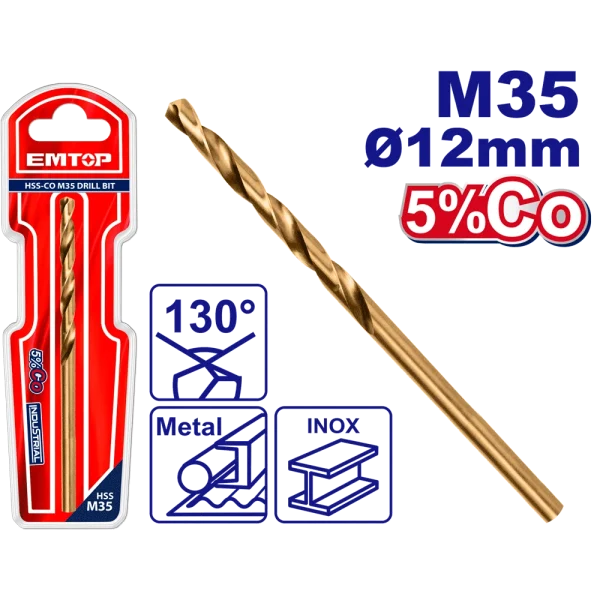 MECHES ACIE M35 HSS Ø 12MM EMTOP ETDB131201